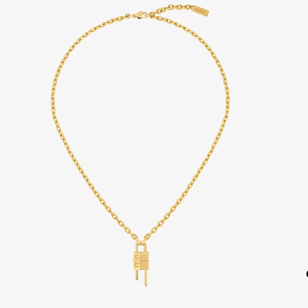 New Lock necklace in metal with 4G padlock