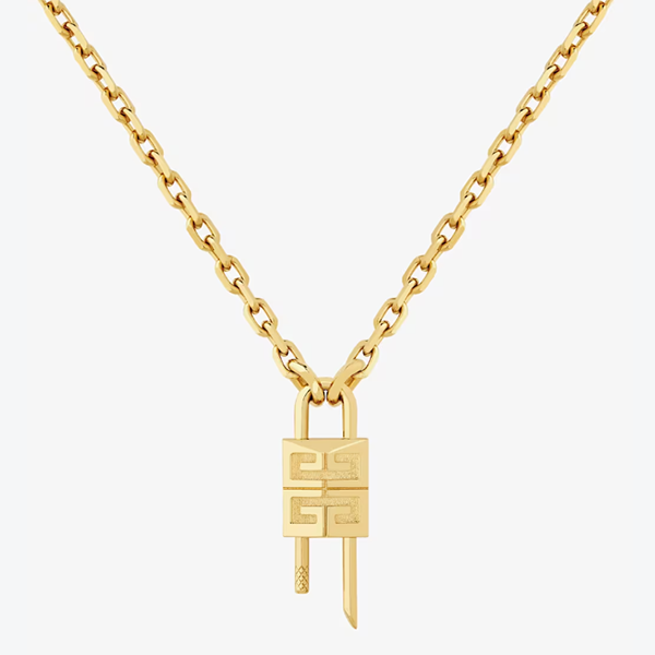 New Lock necklace in metal with 4G padlock